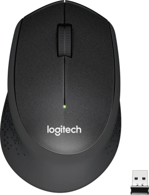 Logitech Silent Plus Draadloze Muis M330 - Zwart