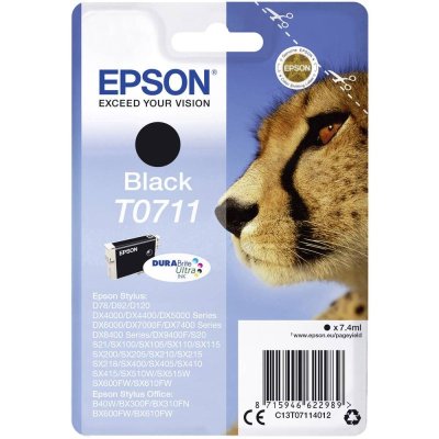 Epson Inktcartridge C13T07114010 - Zwart - T0711