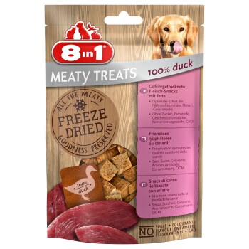 8in1 Meaty Treats met 100% eend - 50 g