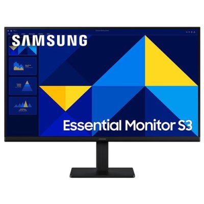Samsung Essential S4 Monitor LS27D402GAUXEN - Zwart - 27" - Full HD 100Hz