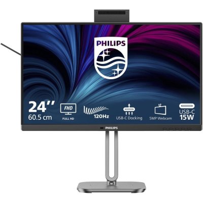 Philips 4000-serie Monitor 24B2U4301H - Zilver - 23,8" - USB-C