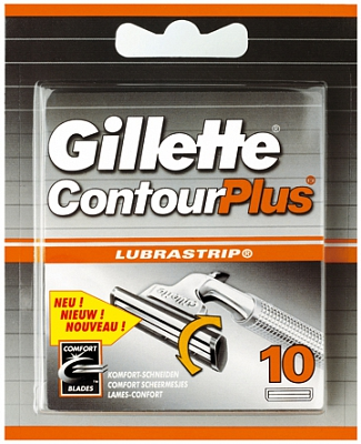 Gillette Contour Plus Scheermesjes - 10 stuks