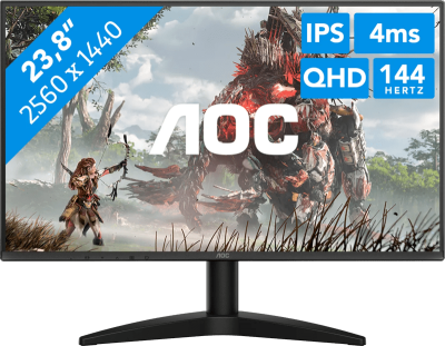 AOC AGON Gaming Monitor Q24B36X - Zwart - 23,8" - QHD 144Hz