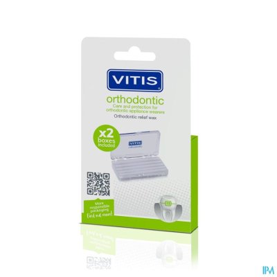 Vitis Orthodontic Wax Duo - 2 doosjes