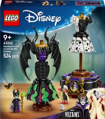 LEGO Disney De jurken van Maleficent en Cruella de Vil 43262