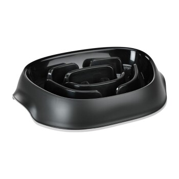 AniOne Anti-schrok voerbak Blacky - Zwart - 700 ml