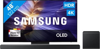 Samsung OLED 4K S90F (2025) - 48" + Samsung HW-QS700F (2025)