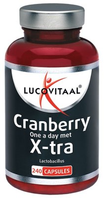 Lucovitaal Cranberry met X-tra Lactobacillus Capsules - 240 capsules