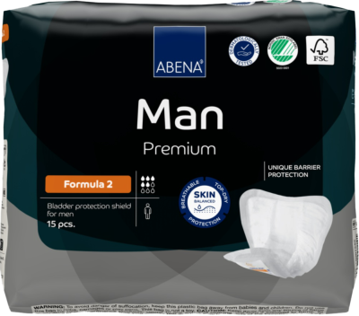 Abena Man Premium Formula 2 Inlegverband - 15 stuks