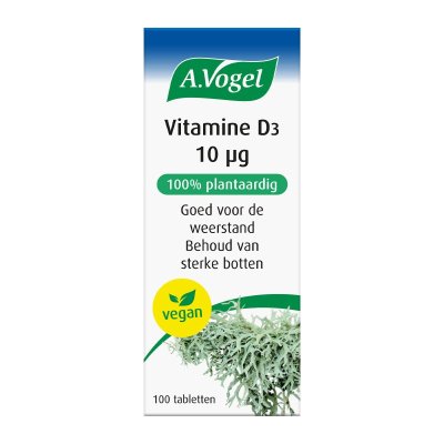 A.Vogel Vitamine D3 Tabletten - 10 μg - 100 stuks