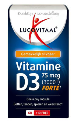 Lucovitaal Vitamine D3 75mcg Capsules - 80 capsules