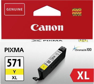 Canon Inktcartridge CLI-571YXL - Geel - XL