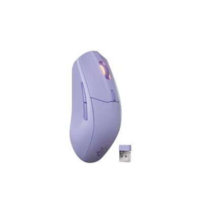SteelSeries Gaming Muis Rival 3 Gen 2 - Paars - Draadloos, Lavendel
