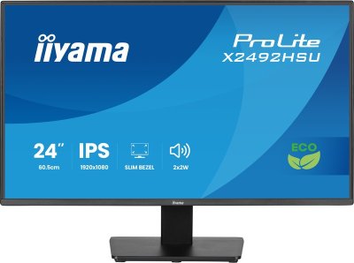 iiyama ProLite Monitor X2492HSU-B1 - Zwart - 24"