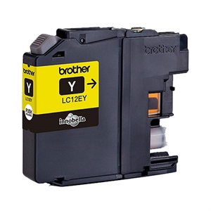 Brother Inktcartridge LC12EY - Geel