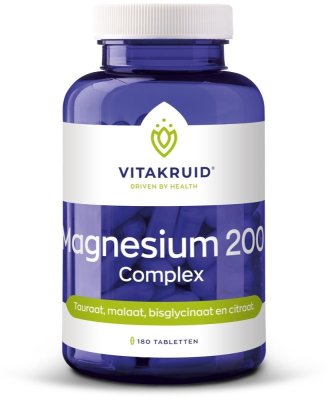 Vitakruid Magnesium 200 Complex - 180 tabletten