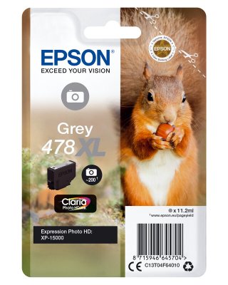 Epson Inktcartridge 478XL - Grijs - XL