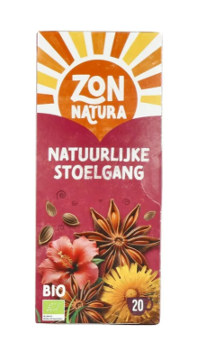 Zonnatura Natuurlijke Stoelgang Kruideninfusie - 20 stuks