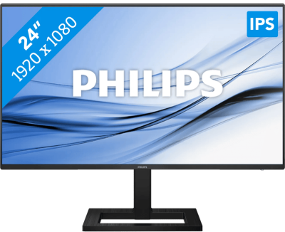 Philips 1000-serie Monitor 24E1N1300AE/00 - Zwart - 24" - USB-C