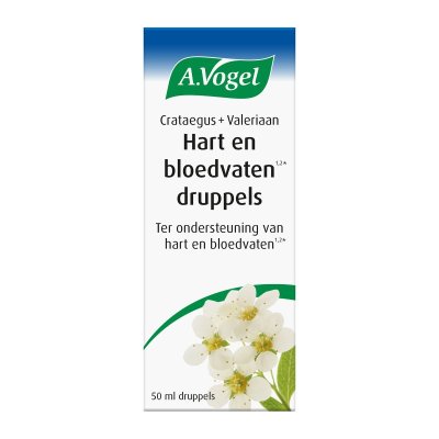 A.Vogel Crataegus + Valeriaan Hart en bloedvaten druppels - 50 ml