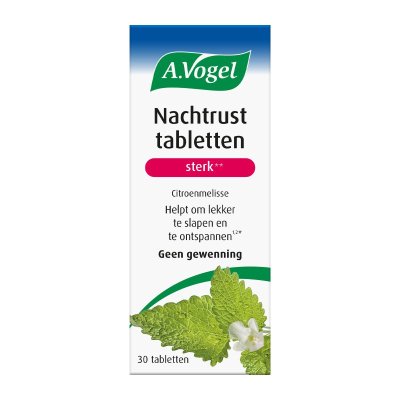 A.Vogel Dormeasan Citroenmelisse Nachtrust Tabletten sterk - 30 tabletten