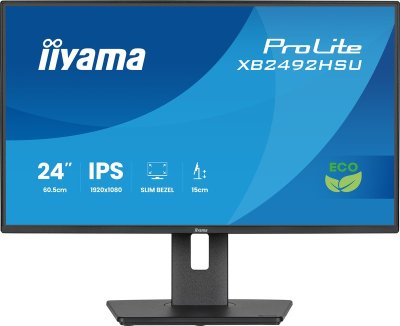 iiyama ProLite Monitor XB2492HSU-B1 - Zwart - 24"
