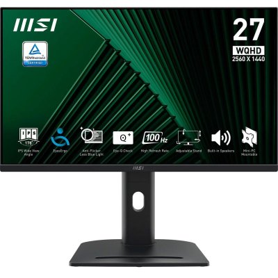 MSI Monitor PRO MP275QPG - Zwart - 27"