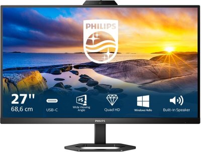 Philips 5000 Series Monitor 27E1N5600HE/00 - Zwart - 27" - Quad HD, USB-C