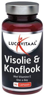 Lucovitaal Visolie en Knoflook Capsules - 90 capsules