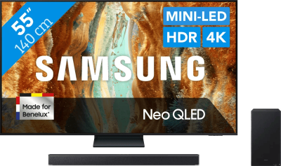 Samsung Neo QLED 4K QN73F (2025) - 55" + Samsung HW-B450F (2025)
