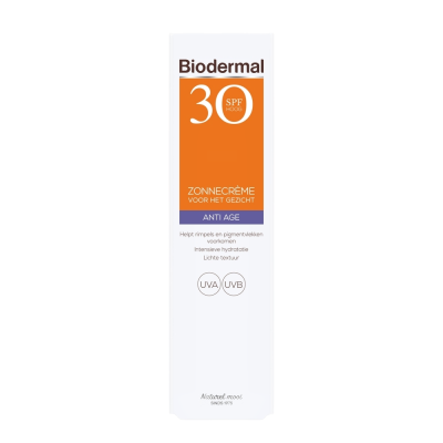 Biodermal Anti Age Zonnecrème Gezicht - SPF30 - 40 ml
