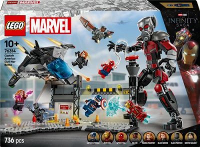 LEGO Marvel Captain America: Civil War actiescène 76314