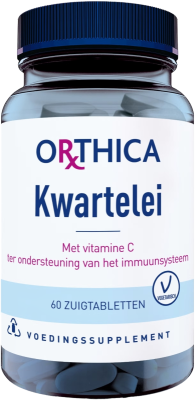 Orthica Kwartelei Kauwtabletten - 60 zuigtabletten