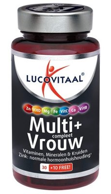 Lucovitaal Multi+ Compleet Vrouw Tabletten - 40 tabletten