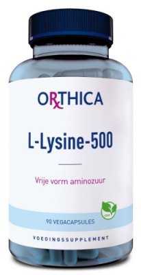 Orthica L-Lysine-500 Capsules - 90 capsules