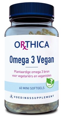 Orthica Omega-3 Vegan Softgels - 60 softgels
