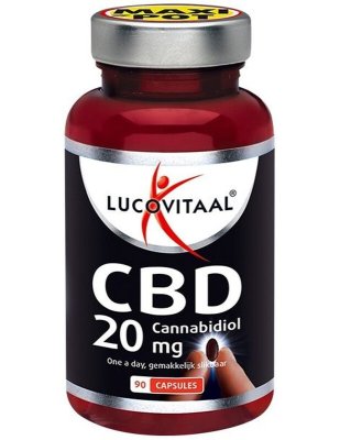 Lucovitaal CBD Cannabidiol 20mg Capsules