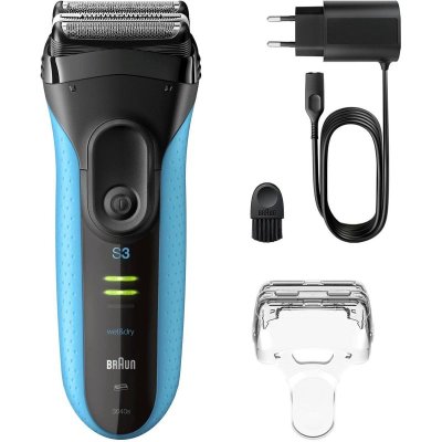 Braun Series 3+ Scheerapparaat 3040S - Blauw