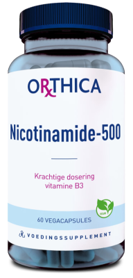 Orthica Nicotinamide 500 Capsules - 60 vegacapsules