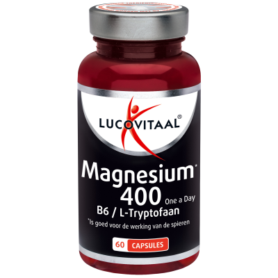 Lucovitaal Magnesium 400 met Vitamine B6 & L-Tryptofaan capsules - 60 capsules