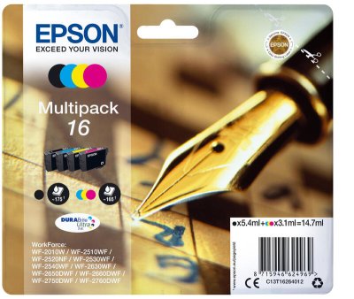 Epson Inktcartridge T1626 - Multipack - 4 stuks
