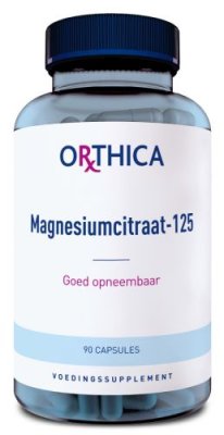 Orthica Magnesiumcitraat-125 Capsules - 90 capsules