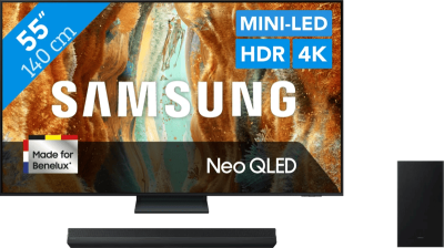 Samsung Neo QLED 4K QN73F (2025) - 55" + Samsung HW-B66CF (2025)