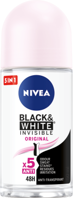 Nivea Black & White Invisible Original Roll-on - 50 ml