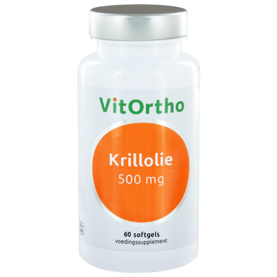 VitOrtho Krillolie 500mg - 60 softgels