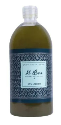 Al Bara Aleppo Vloeibare Zeep Olijfolie & 35% Laurierbesolie - 1 L