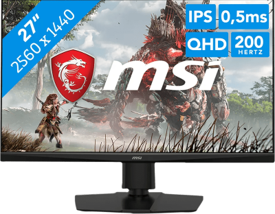 MSI Gaming Monitor MAG 272QPF E20 - Zwart - 27" - Rapid IPS