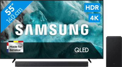 Samsung QLED 4K Q7F4 (2025) - 55" + Samsung HW-B450F (2025)