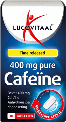 Lucovitaal Pure Cafeïne 400 mg Tabletten - 30 tabletten