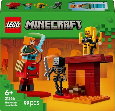 LEGO Minecraft De lavastrijd in de Nether 21266